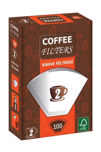 Universal Coffee Filters Filtre Kahve Kağıdı 1/2 2 Numara 100'lü Paket Wht