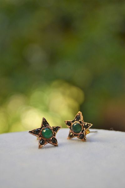 Stoneage Turkish Star Studded Earrings