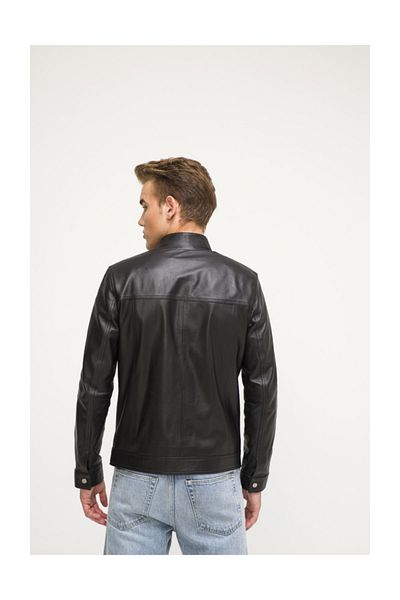 İkbal Men's Black Jacket