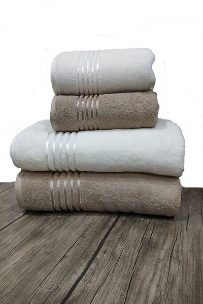 Özdilek Turkish Bath Set Belda Cream-brown