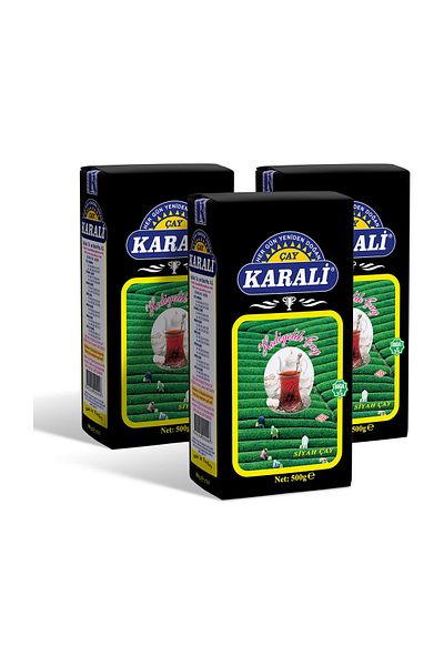 Karali Çay Karali Gift Bulk Tea 500 g X 3 Pieces