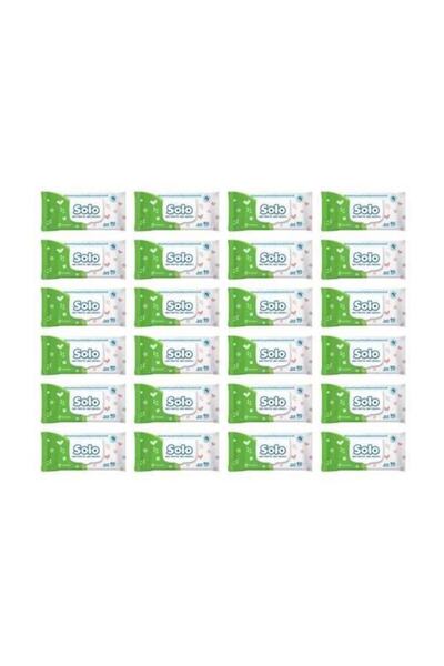 Solo مناديل مبللة بغطاء 90 × 24 قطعة