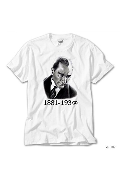 Z zepplin Tricou alb Ataturk