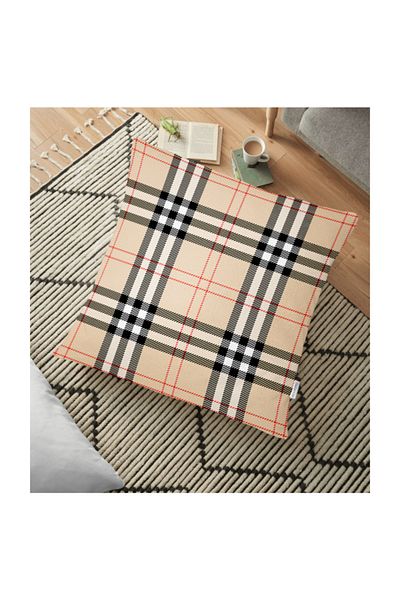 Realhomes Pernă Decorativă De Pardoseală Crem - 70 X 70 Cm