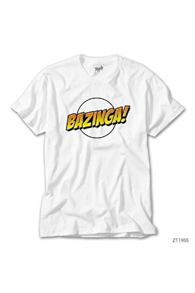 Z zepplin Λευκό μπλουζάκι Bazinga Sheldon Cooper