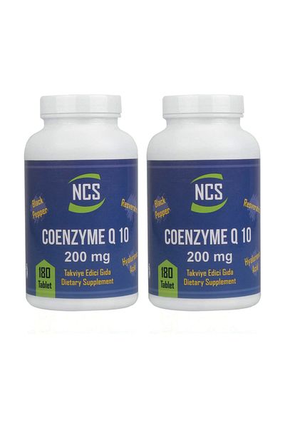 NCS Coenzyme Q-10 200 Mg 180 Tablets X 2 Pieces