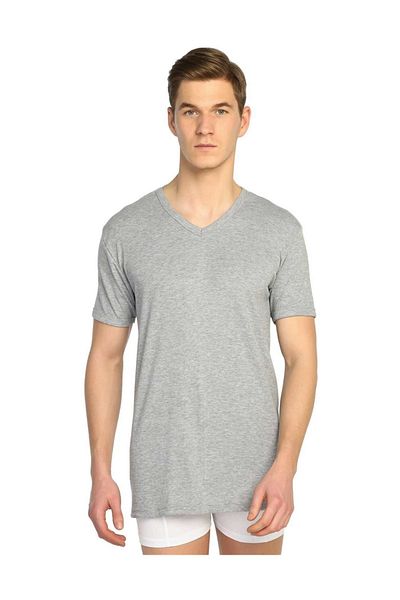 Tutku Pack of 6 0107 V-Neck Undershirt Half Sleeve Undershirt