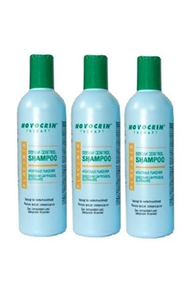 Novocrin Placenta Yağlı Ve Dökülen Saçlar Için Şampuan 300 Ml 3 Adet