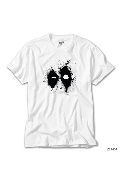 Z zepplin Tricou alb Deadpool Splat