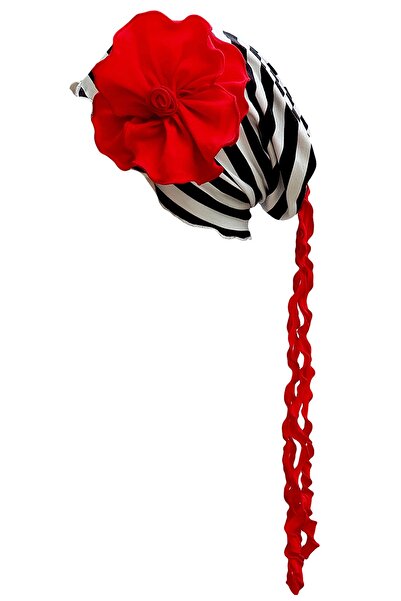 Babygiz Negru - Beretă Ecru pentru Fată