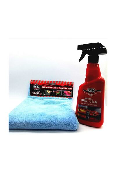 GD 24 Pratik Hızlı Cila + Kurulama Havlusu
