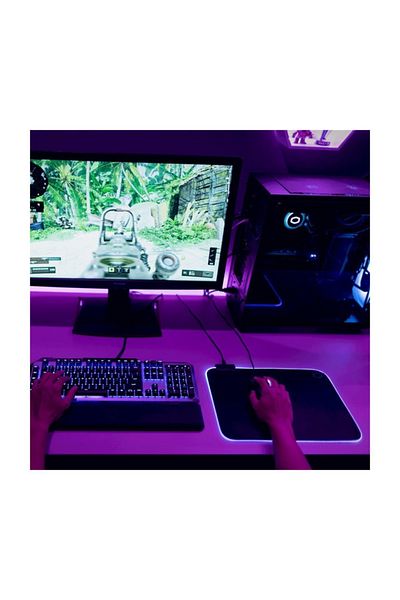 Cooler Master لوحة ماوس ألعاب Mp750-l (كبيرة) ذات سطح ناعم 470 × 350 مم RGB