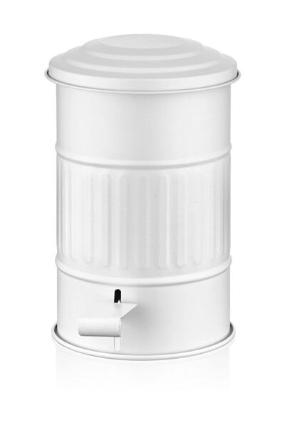 The Mia Çöp Kovası Banyo - Beyaz Glv 0311