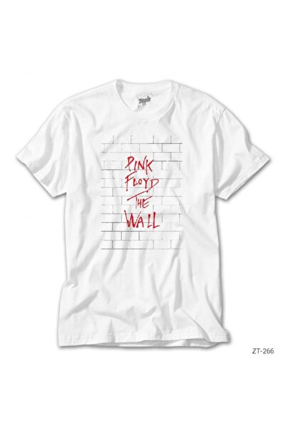 Z zepplin Pink Floyd The Wall Beyaz Tişört