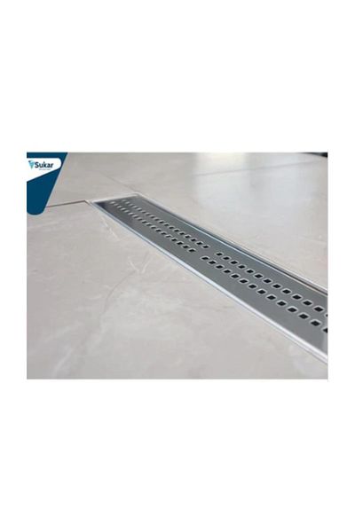Sukar 4P Stainless Plastic Case - Shower Drain, 50 cm Outlet, with Grate Strainer 1154- 100550 -02