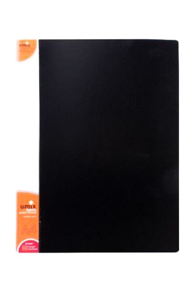 Yerli Umix Basic Catalog File 80 Sheets Black