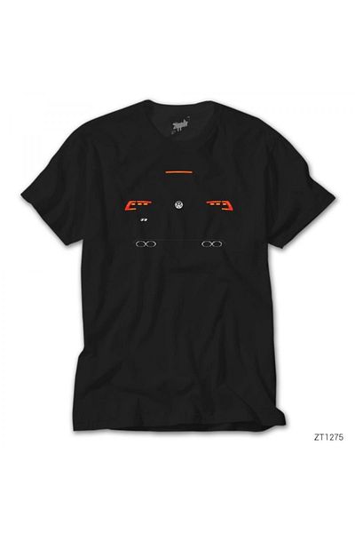 Z zepplin Μαύρο T-Shirt Volkswagen Mk7 Shadow