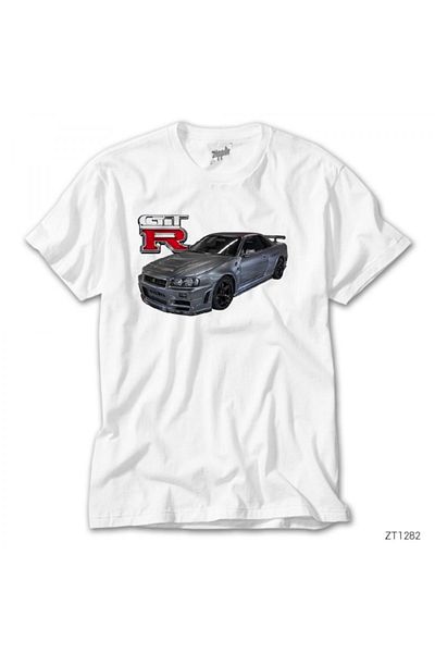 Z zepplin Λευκό μπλουζάκι Nissan Skyline