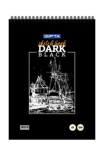 Gıpta Dark Unlined Notebook A4 15 Sheets