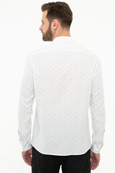 Pierre Cardin Πουκάμισο Navy Blue Slim Fit