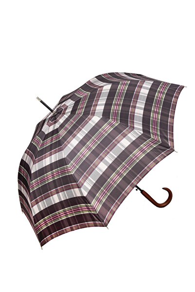 APRİL Snotline Kadın Uzun Baston Şemsiye Ekose Çok Renkli 23L