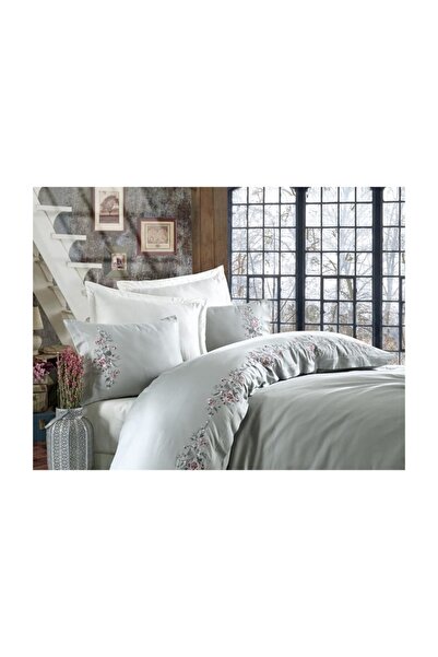 Dantela Vita Pamuk Saten Çift Kişilik Nevresim Takımı - Efsa Maldiv