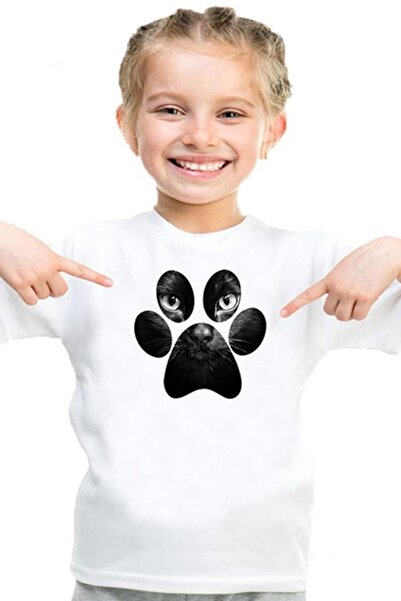 SCUBAPROMO Bela majica Paw Girl