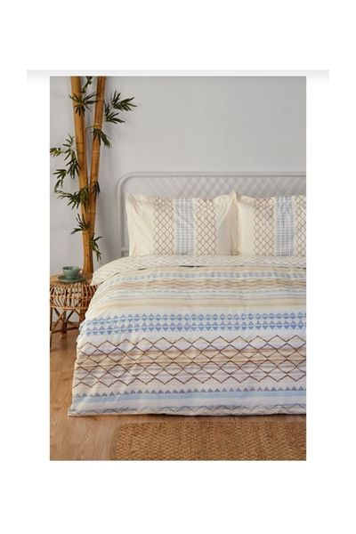 Özdilek Σετ Παπλωματοθήκη Διπλό Morocco Blue