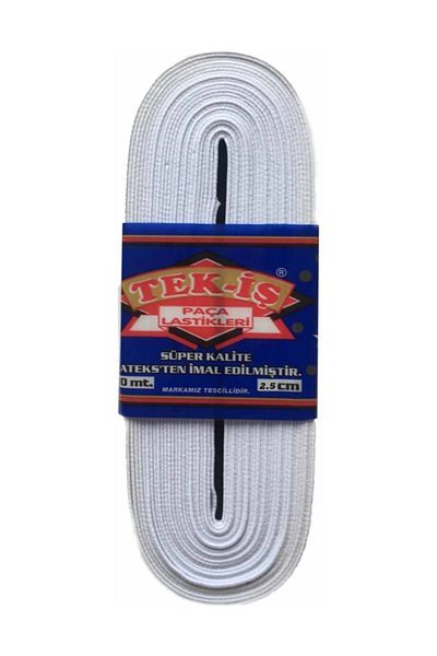 Tek-İş 10 m Leg Rubber Thickness 2.5 cm White