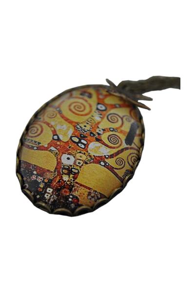 LADYMİRAGE Tree of Life Gustav Klimt Necklace