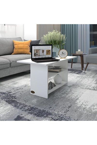Kenzlife Orta Salon Sehpası Dallas Byz 060*070*50 Yemek Masası