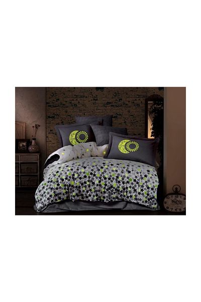Hobby Set cuvertură dublu poplin Star's Grey
