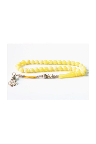 Tesbihsepetim 1000 Carat Kazaz - Tasseled Drop Amber Prayer Beads