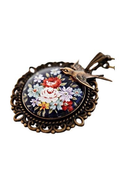 LADYMİRAGE Bouquet Vintage Style Earrings