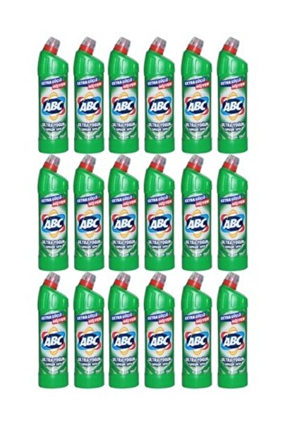 ABC Ultra Yoğun Sıvı Çamaşır Suyu 750 ml X 18 Adet Dağ Rüzgarı