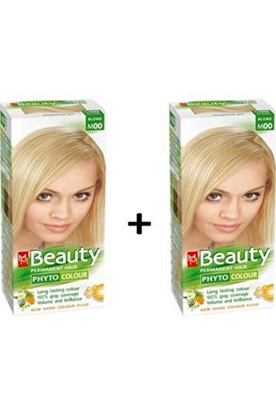 MM Beauty Bitkisel Saç Boyası M00 Blond (Sarı Saç Açıcı) x 2