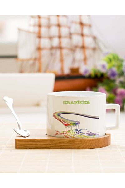 Hediyelen Grafiker Çay Kahve Fincanı