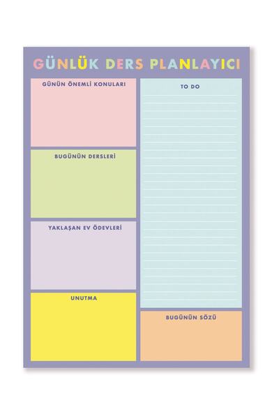 Fabooks Günlük Ders Planlayıcı