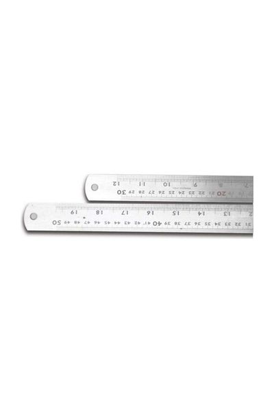 KRAF مسطرة فولاذية 15 سمبوصة مقاس (515 جم) 3 عبوات