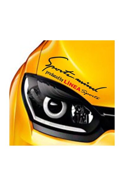 Hellove Fiat Linea Sports Mind Headlight Above Auto Sticker