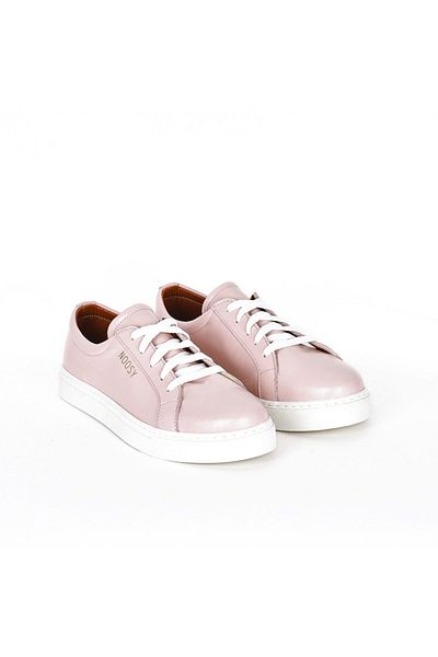 NOOSY Γυναικείο Sneaker από γνήσιο δέρμα Light Powder