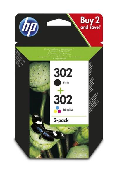 HP 302 Culoare Neagră Siyah Renkli Multipack Kartuş X4D37Ae / Hp