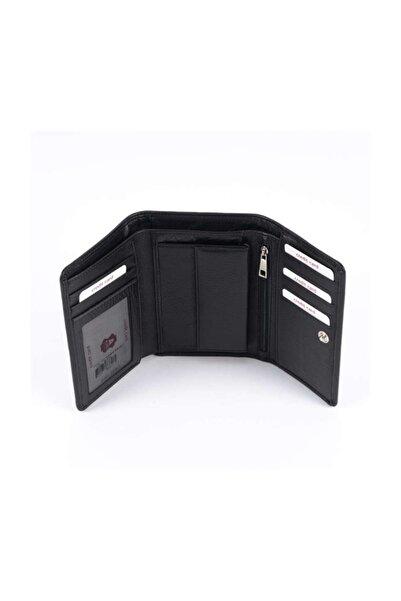 ALPE Deri Kadın Cüzdanı - Siyah
