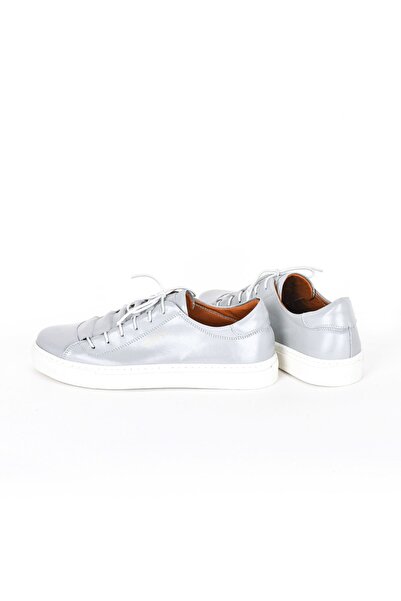 NOOSY Genuine Leather Light Gray Women's Sneakers
