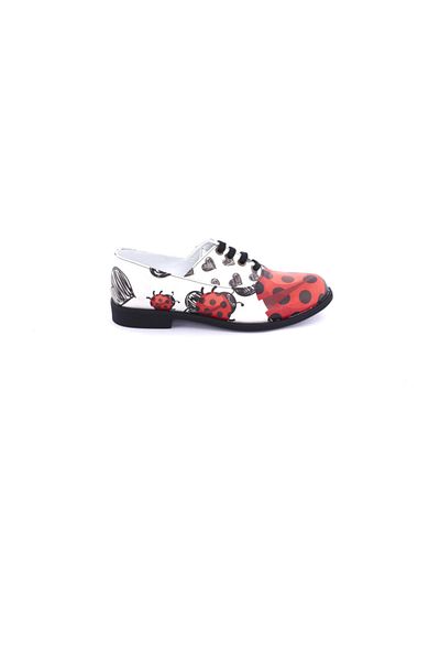 Streetfly Pantofi oxford imprimați