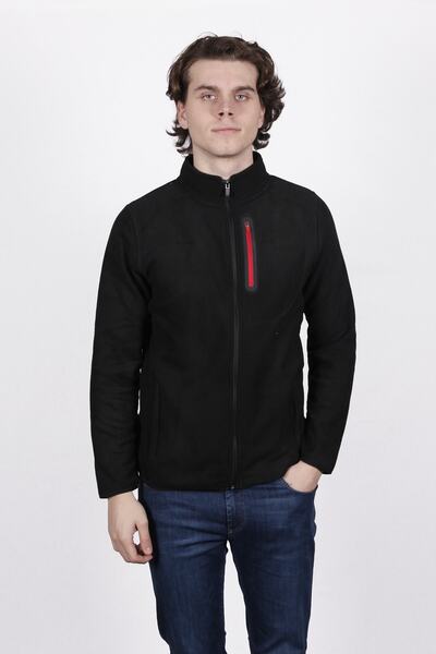 lumberjack Men's Zippered Polar Sweat Nordic 9W Black/Black 19W42Nordic9W