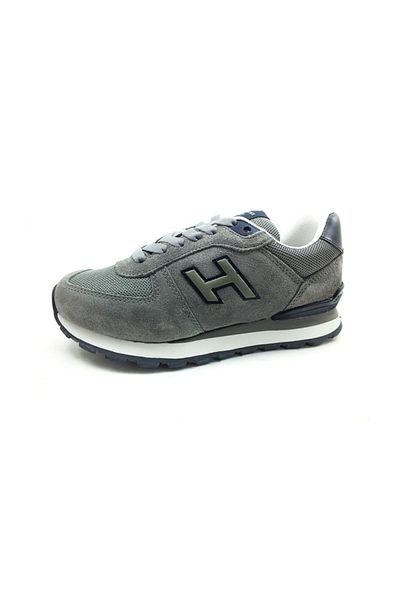 Hammer Jack Unsiex Grey Lace-up Sports Shoes 19250