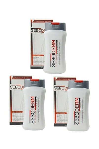 Seboderm 3 قطع شامبو 300 مل