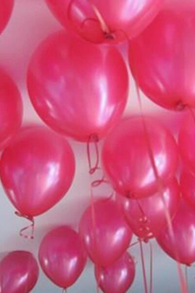 Parti dolabı 100 قطعة بالون لاتكس فوشيا لامع لامع