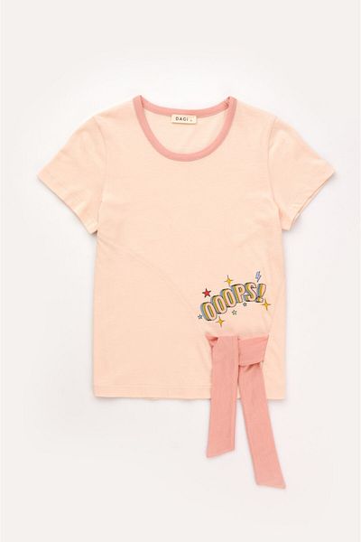 Dagi Pyjama - Beige - Mit Slogan